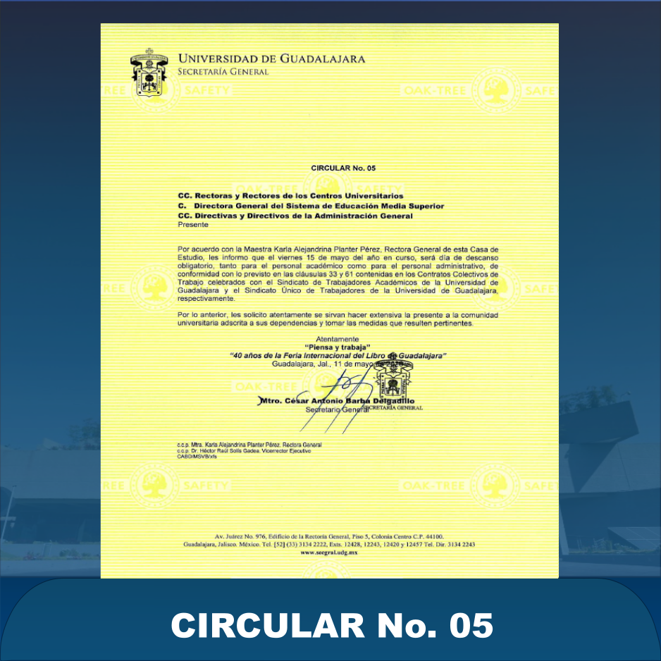 Circular 05